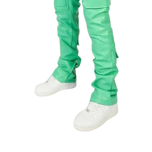Pantalones de Cuero para Hombre Hechos en Fábrica, Venta al por Mayor, de la Mejor Calidad, Casuales, Rectos, Personalizables, Lisos, de Secado Rápido - Product Image 6