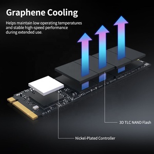 Nandstor Vente en gros d'usine NVMe 1 To SSD Logo personnalisé OEM PCIe Gen4 SSD interne haute vitesse PCIe NVMe SSD pour ordinateur de bureau - Product Image 2