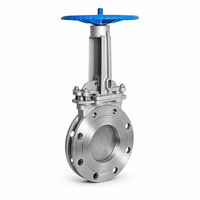 Vanne à opercule en acier inoxydable PZ43W-10P, robuste, à opercule, pour pâte à papier, mines et eaux usées