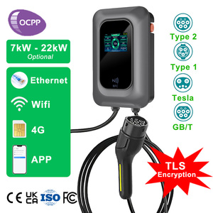 <span class=keywords><strong>Wallbox</strong></span> 7kW/32A, Caricatore EV Commerciale da Parete 20kW, Protocollo Veicolo 22kW, USA UL Tipo 2, OCPP 2.1 2.0 - Product Image 1