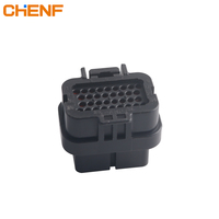 Adaptateur Électrique CHENF 34 Broches Étanche à Contact Cuivre 10A 250V Mâle-Femelle pour Câblage Automobile ECU Modèle PA66