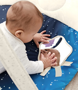 Tapis de jeu pour bébé avec 6 jouets sensoriels, tapis d'activité de développement par étapes et tapis de jeu pour bébé et tout-petit - Product Image 2