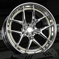 Jantes en alliage forgé Apex à 6 branches, finition noir mat personnalisé, 17, 18, 19, 20, 22 pouces, 5*120, 5*139.7, 5*130 pour GR86, Yaris, Civic Type, BRZ, WRX