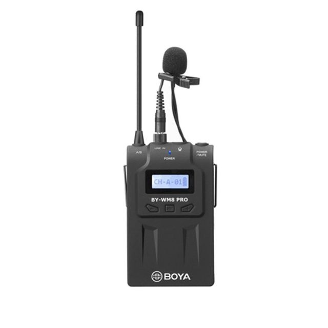 TX8 Pro Digital Wireless Bodypack Transmitter Microphone 100m UHF System Lavalier Mic for RX8 Pro SP-RX8 Pro Receiver