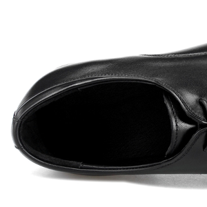 Scarpe eleganti con lacci <span class=keywords><strong>uomo</strong></span> scarpe in vera pelle nere ufficio e carriera in cina di alta qualità Eur 38-46 # nero marrone tacco basso solido - Product Image 5