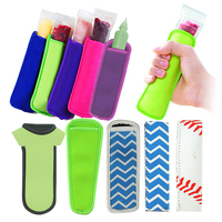 Support isotherme portable classique personnalisé en néoprène, entièrement imprimé par sublimation, coloré, promotionnel, pour bâtonnets glacés