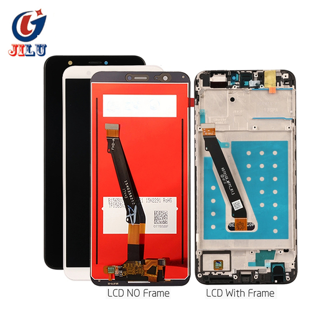 Mobile Phone Lcds for Huawei P Smart LCD Display Touch Screen Assembly, for Enjoy 7S Lcd Display with Frame Replacement