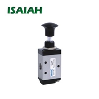 Válvula solenoide de aire de tres vías de dos posiciones marca Isaiah de buena calidad 3V1-06 para equipos neumáticos