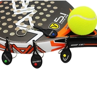Porte-clés promotionnels en forme de raquette de paddle, en mousse et métal, à bas prix, 4 couleurs, vierges, pour hôtels, cuisines, salles de sport, en métal, résine, raquette, paddle, gym