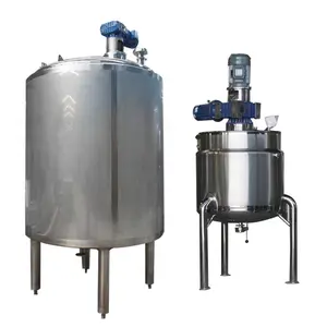 stainless steel 50l 100l 200l 500l 1000l 2000l 3000l 5000l 50 liter 1000 liter gallon mixer agitator jacket heat mixing tank