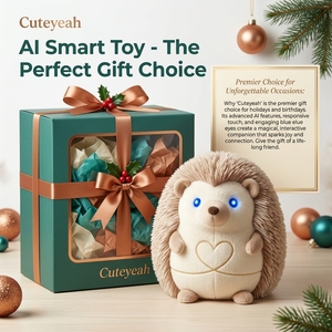 Cuteyeah CL151, Peluche de <span class=keywords><strong>Erizo</strong></span> Interactivo con IA, Juguete de Peluche Inteligente, Regalo para Niños y Adolescentes, Muñeco Animal que Habla, Novedad 2026 - Product Image 1
