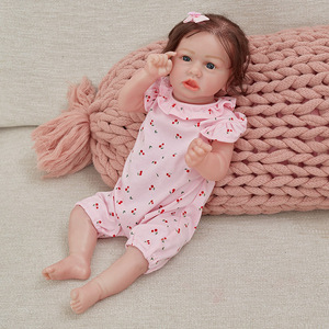 Venta caliente 22 pulgadas realista <span class=keywords><strong>Reborn</strong></span> Baby Doll Cute Newborn Silicon Toy Soft Fashion Doll Model by Hot Selling Style - Product Image 2