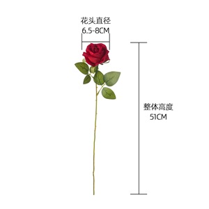 ช่อดอกกุหลาบประดิษฐ์ CallaFloral กลีบดอกทำจากโพลีเอสเตอร์ สำหรับตกแต่งงานแต่งงานในร่ม - Product Image 4