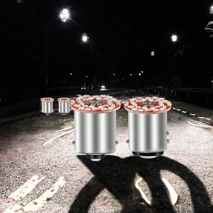 หลอดไฟรถยนต์ LED S25-5730-3SMD DC 12V P21/2.5W BAY15D รุ่น 5730 3SMD สีขาวธรรมชาติ ไฟเบรกแบบ Strobe Canbus 1156 1157 - Product Image 3