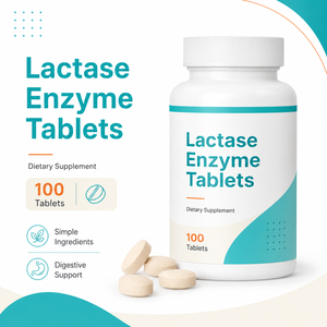 Cápsulas de Enzimas Lactasa, Papaína, Alfa Galactosidasa, Proteasa y Lipasa para la Salud Muscular, Personalizadas, Certificadas OEM/ODM - Product Image 2