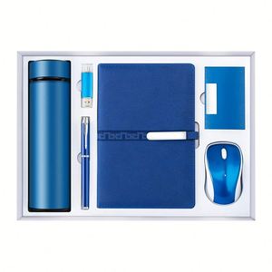 Coffret Cadeau d'Entreprise Écologique en Bois : Porte-clés, Carnet et Stylo Personnalisables pour la Fête des Pères - Product Image 1