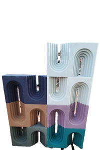 3D khoe khối tường trang trí rỗng biệt thự nội thất hàng rào trang trí sân vườn nền - Product Image 4