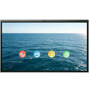 <b>Wireless</b> Sharing 4K <b>Camera</b> Mic 75 Inch Intel I3 I5 I7 Android Smart Board Interactive Whiteboard Touchscreen OEM - Product Image 1