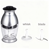 Mini hachoir à viande électrique en plastique avec moteur en cuivre pur, contrôlé par application, pour usage domestique