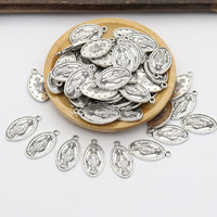 Vente en gros de pendentifs en alliage de zinc pour chapelet catholique, breloques pour colliers et bracelets, accessoires de bijoux DIY