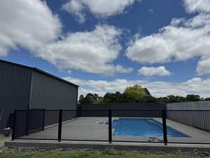 2025 nouveau Design australie vente chaude bricolage perforé Premium métal piscine Perf piscine clôture - Product Image 6