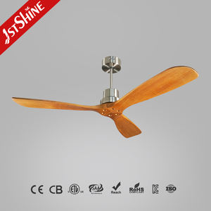 1stshine ventilateur de plafond sans lumière moteur DC réversible 6 vitesses télécommande 3 pales ventilateur de plafond intelligent - Product Image 1