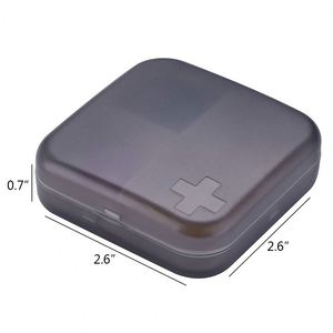 Pastillero de 4 Compartimentos en Oferta, Dispensador de Pastillas, Organizador de Píldoras, Envío Directo, Pastillero de Plástico para Cápsulas - Product Image 3