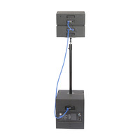 Sistema de sonido de altavoz subwoofer de 12 pulgadas y matriz de línea dual Mini de 5 pulgadas con un solo sistema de sonido