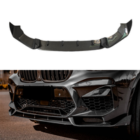 Kit de séparateur de pare-chocs avant léger personnalisé pour BMW X3M X4M, style AE amélioré, en fibre de carbone, kit carrosserie pour lèvre de pare-chocs avant