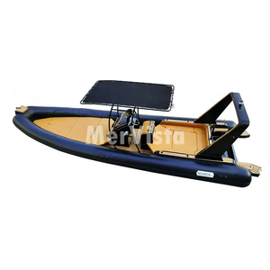 Embarcaciones Inflables RIB Orca Hypalon de 28 pies con <span class=keywords><strong>Casco</strong></span> de Fibra de Vidrio Negra para Océano - Product Image 2