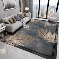 MAMATI Simple Living Room Carpet Non-Slip Noise Reduction Abstract Pattern Machine Made Area Rugs Made Polyester Fiber