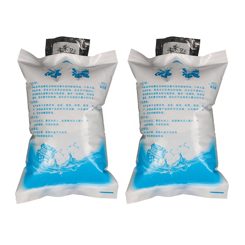 Reusable Injecting Water Gel Freeze Cool Cold Ice Bag Pack for Cold Chain Packaging