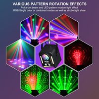 Portable 4 en 1 LED Projecteur Laser Night Club Disco Ball et effet de course de chevaux pour les lumières de DJ de scène de fête