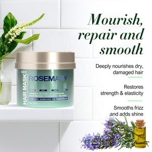 Maschera Riparatrice per Capelli a Marchio Privato, Nutriente Naturale, Lisciante per il Cuoio Capelluto, Anti-Crespo, Senza Solfati, con Menta, Rosmarino e Cheratina - Product Image 2