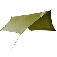 Bâche de camping imperméable OEM, abri léger et portable pour hamac, protection solaire pour randonnée et backpacking