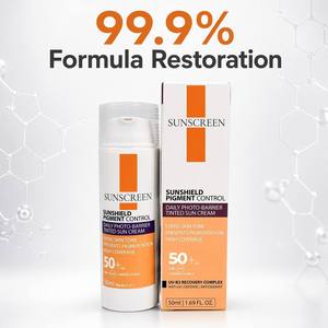 <span class=keywords><strong>Correcteur</strong></span> de teint SPF50, crème solaire minérale teintée, large spectre, anti-hyperpigmentation, haute couvrance, pour peaux sensibles, visage, usage quotidien - Product Image 3