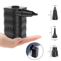 Pompe à air multifonction portable pour gonfler/dégonfler les flotteurs de piscine/les matelas pneumatiques, alimentation USB et voiture, corps ABS+PC 4KPa