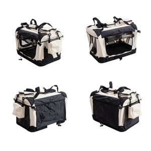Sac de transport pour animaux de compagnie personnalisé avec logo, étanche, avec fenêtre enroulable, grande capacité, poches en maille respirante, fermeture éclair - Product Image 3