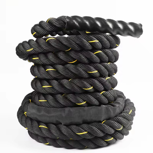 เชือกแบทเทิลโรปโพลีเอสเตอร์ รุ่น FP F01-Flypower Sports สำหรับทุกเพศ ขนาดเส้นผ่านศูนย์กลาง 25-50 มม. ความยาว 6-15 ม. ทนทานต่อการสึกหรอ เหมาะสำหรับการออกกำลังกาย - Product Image 1