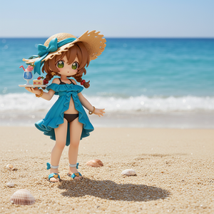 Figuras de Acción <span class=keywords><strong>3D</strong></span> Personalizadas OEM, Hermosa Figura de Anime de Chica - Product Image 1