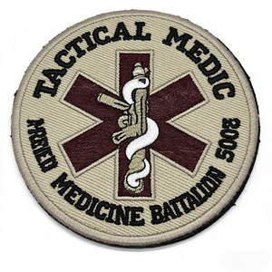Parche Táctico Médico Personalizado Cruz Roja Estrella de la Vida Bordada con Gancho y Bucle, Termoadhesivo, Estilo PVC y Fieltro, Parches Personalizables - Product Image 5