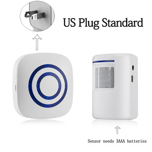 0256 sans fil infrarouge corps humain capteur sonnette Greeter Intelligent Home Shop Dingtong Split Kit d'alarmes électroniques - Product Image 3