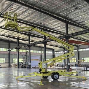 10-22m tự hành điện towable thủy lực Telescopic khớp nối Cherry picker Boom Lift nâng giai đoạn - Product Image 6