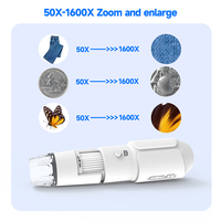Dearsee Android IOS HD 1080P Handheld Digital Magnifier Camera 50x-1600x Skin Inspection Digital Microscope for Mobile Repair