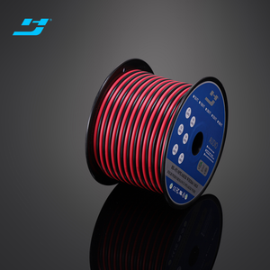 <span class=keywords><strong>สาย</strong></span>ลำโพงสายแบน18 AWG สีแดงสีดำ2464 CL2 CL3สำหรับเครื่องเสียงรถยนต์ LED 12V - Product Image 4