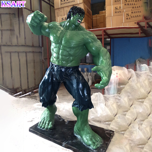 Fabbrica su misura grande uomo di ferro in resina per interni scultura a grandezza naturale miracolo eroe - Product Image 3