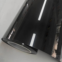 Vinilo Decorativo Autoadhesivo de Alta Calidad, Color Negro Piano, para Envolver Automóviles
