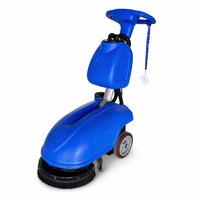 Autolaveuse autoportée WL-350, largeur de nettoyage 350 mm, balayette de 450 mm, puissance 800 W, pression de brosse 25 kg, batterie 24 V 32 Ah, autonomie 2-3 h, certifiée CE