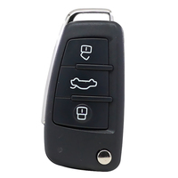XNRKEY Llave remota para coche de 3 botones, chip 8E, 315/433/868Mhz, FCC: IYZ 3314, P/N: 4F0837220R/D 4F0837220M/T para Audi A6 S6 Q7 2004-2015