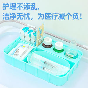 Chariots d'hôpital, plateaux de traitement médical, tables de perfusion pour infirmières, boîtes de rangement chirurgicales stériles, plateaux à pansements et à iodine pour - Product Image 4